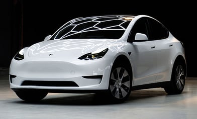 Model y side crop